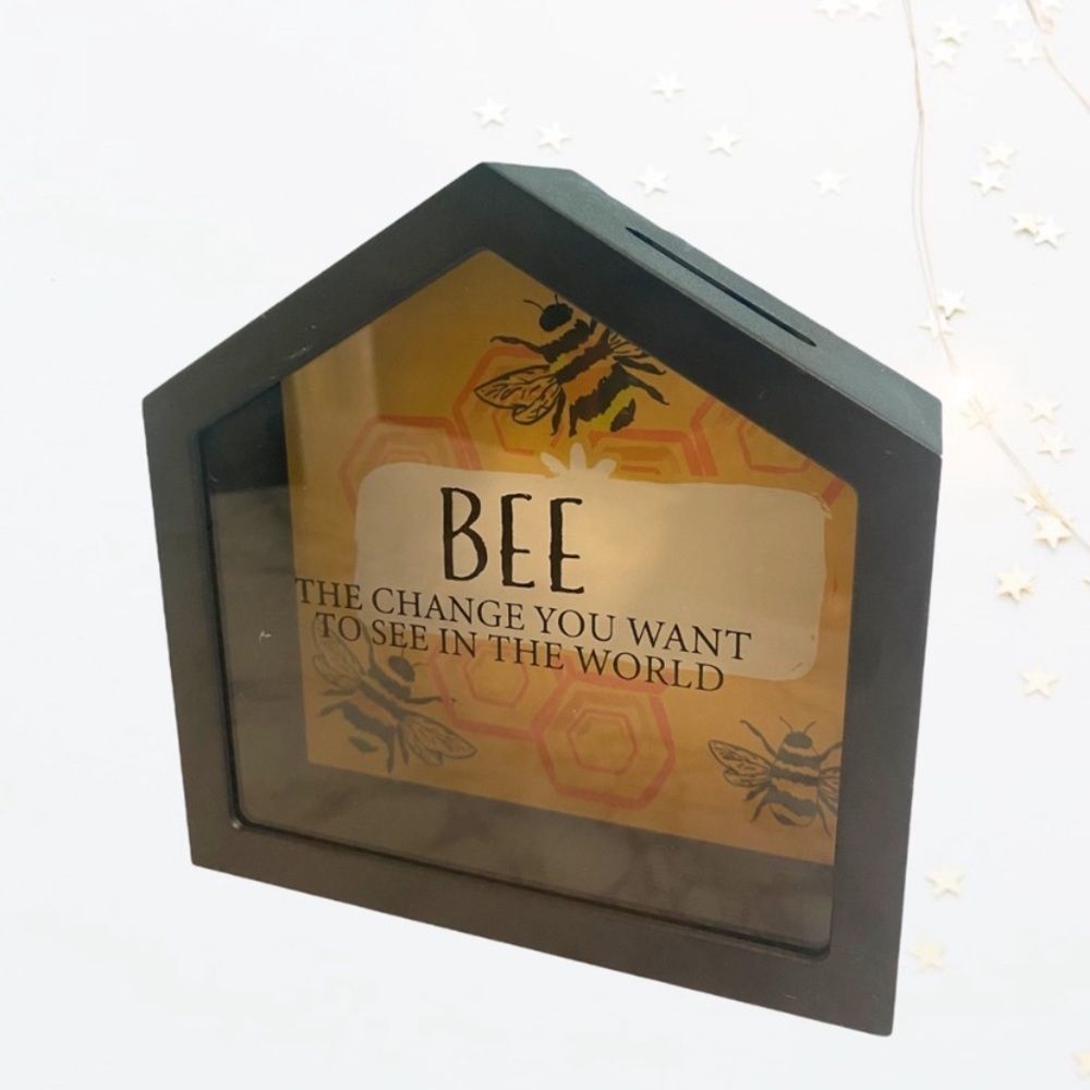 Bee Themed Coin Bank